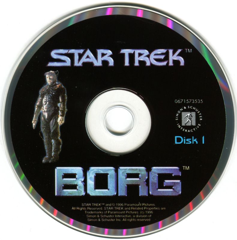 Star Trek Borg Disc 1-3 Microsoft Windows PC CD-PC Gamez USA