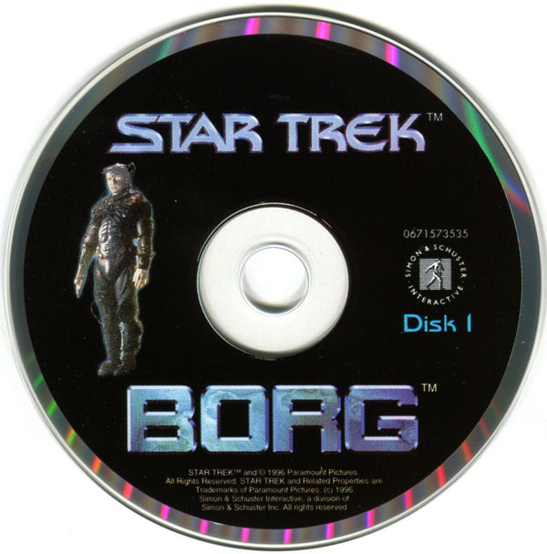 Star Trek Borg Disc 1-3 Microsoft Windows PC CD-PC Gamez USA