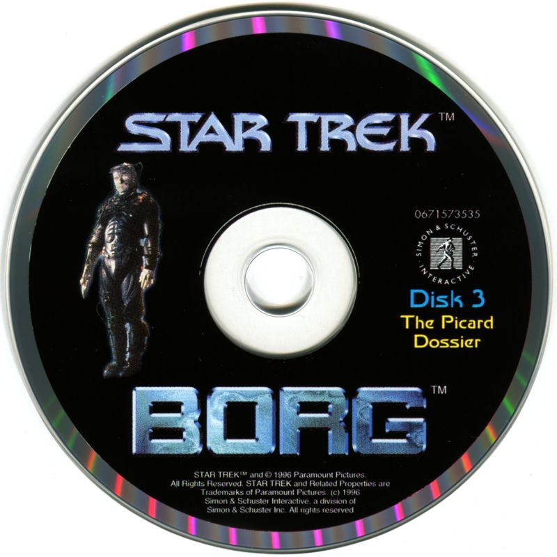 Star Trek Borg Disc 1-3 Microsoft Windows PC CD-PC Gamez USA