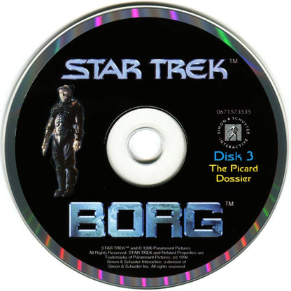 Star Trek Borg Disc 1-3 Microsoft Windows PC CD-PC Gamez USA