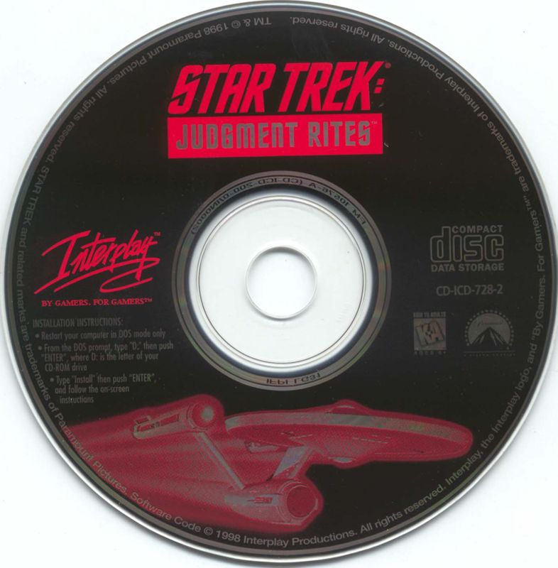 Star Trek Judgment Rites Microsoft Windows PC CD-PC Gamez USA