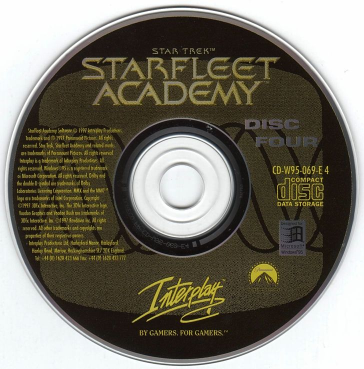 Star Trek - Starfleet Academy Disc 1-5 Microsoft Windows PC CD-PC Gamez USA
