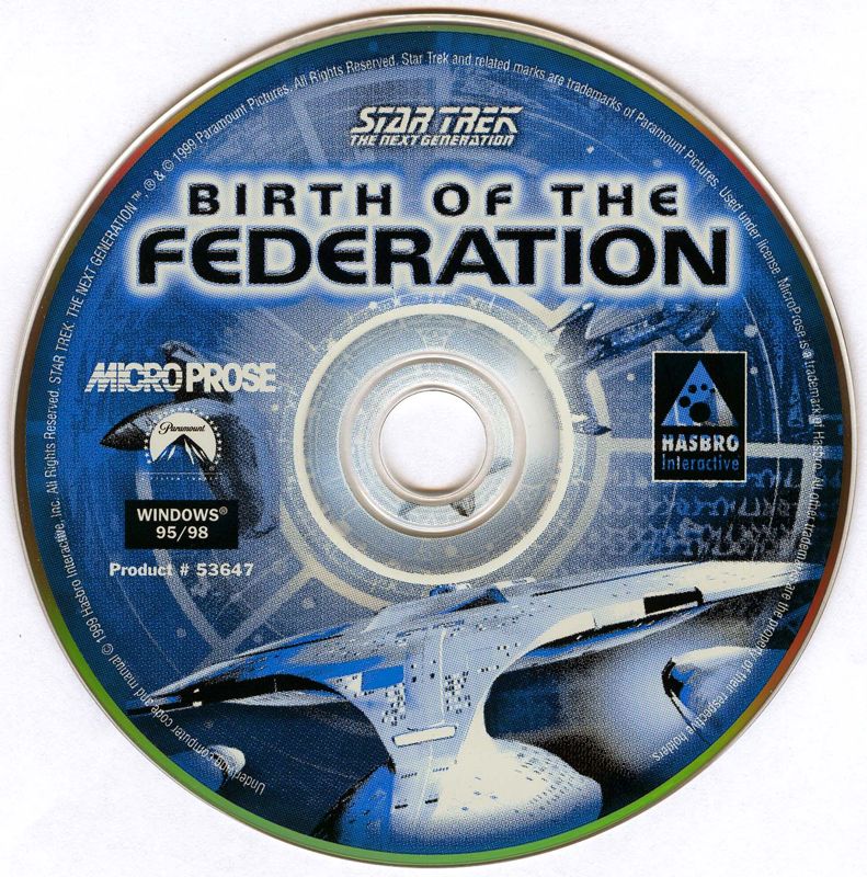 Star Trek The Next Generation - Birth of the Federation Microsoft Windows PC CD-PC Gamez USA