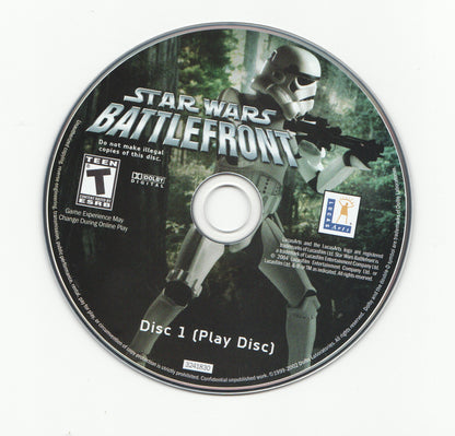 Star Wars Battlefront Disc 1-3 Microsoft Windows PC CD-PC Gamez USA