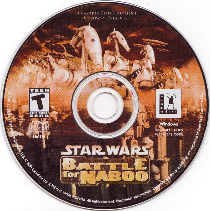 Star Wars Episode I Battle for Naboo Microsoft Windows PC CD-PC Gamez USA