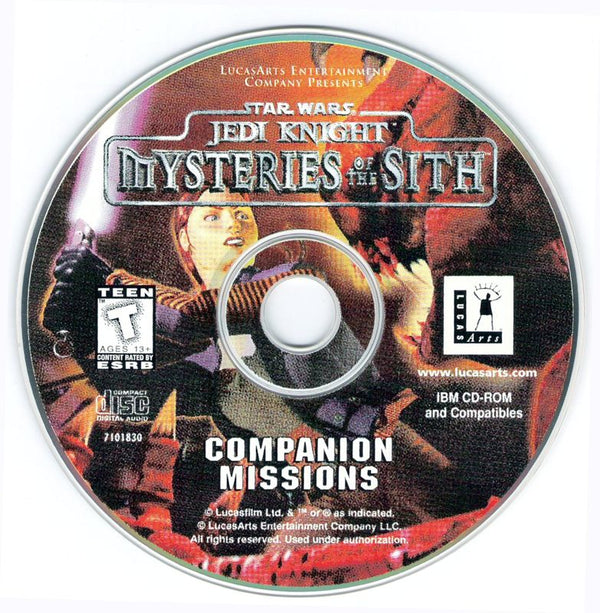 Star Wars: Jedi Knight - Mysteries of the Sith Microsoft Windows PC CD-PC Gamez USA