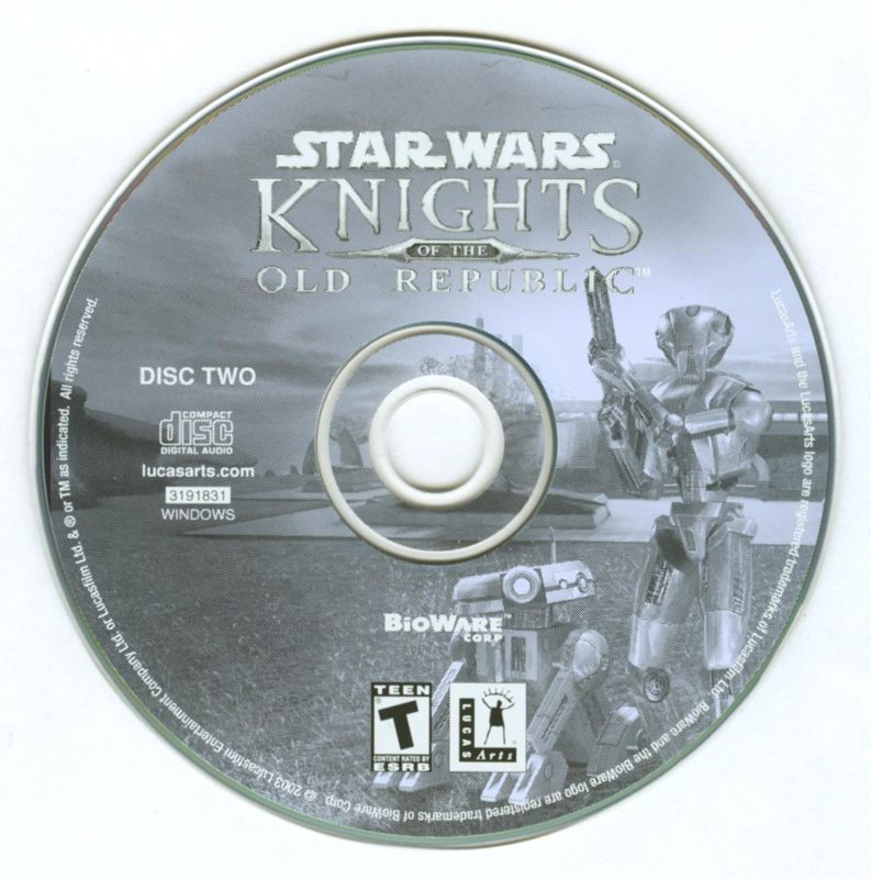 Star Wars Knights Of The Old Republic Disc 1-4 Microsoft Windows PC CD-PC Gamez USA