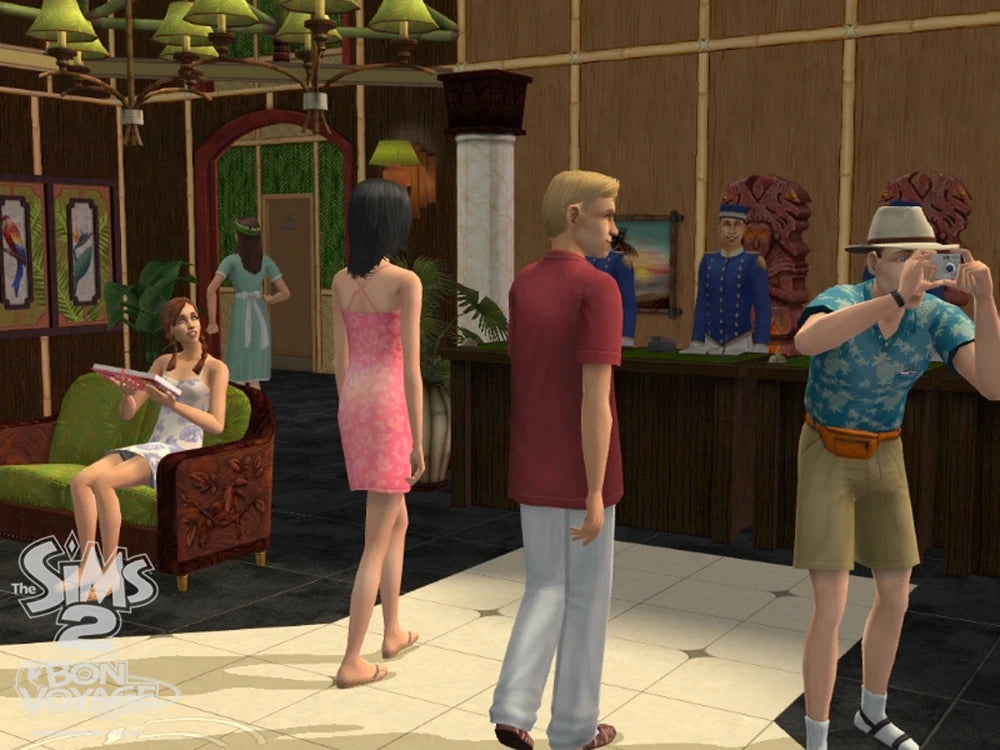 The Sims 2 Bon Voyage Expansion Pack Disc 1-2 Microsoft Windows PC CD-PC Gamez USA