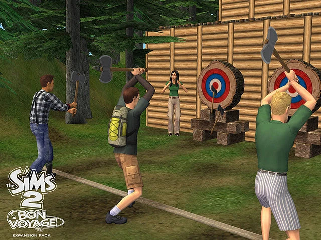 The Sims 2 Bon Voyage Expansion Pack Disc 1-2 Microsoft Windows PC CD-PC Gamez USA