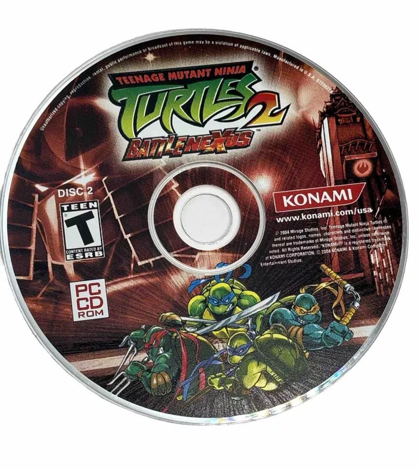 TMNT Teenage Mutant Ninja Turtles 2 Battle Nexus Microsoft WIndows PC CD-PC Gamez USA