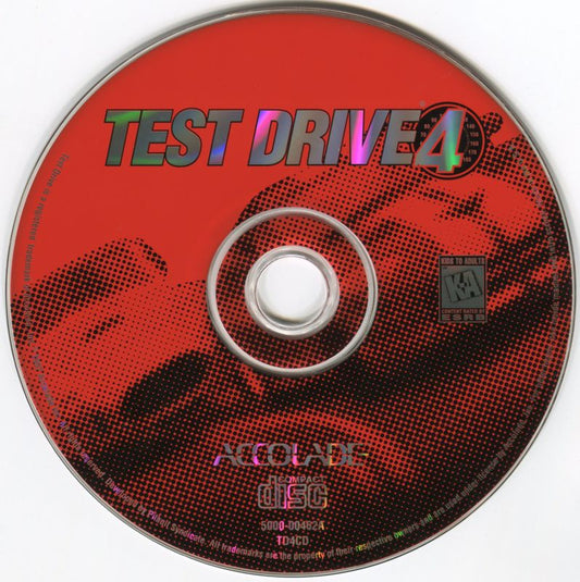 Test Drive 4 Microsoft Windows PC CD-PC Gamez USA