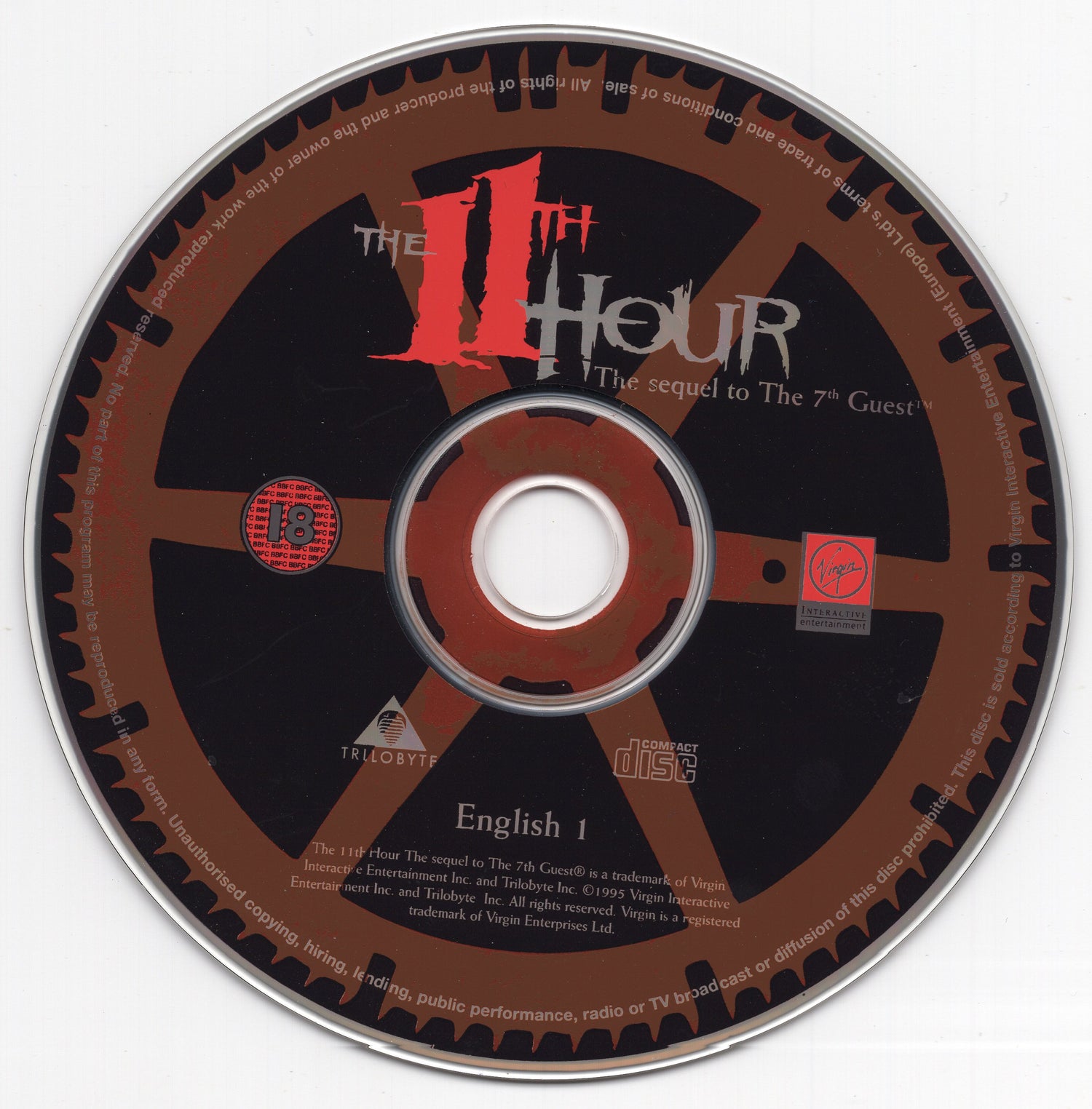 11TH Hour Disc 1-4 Microsoft Windows PC CD-PC Gamez USA