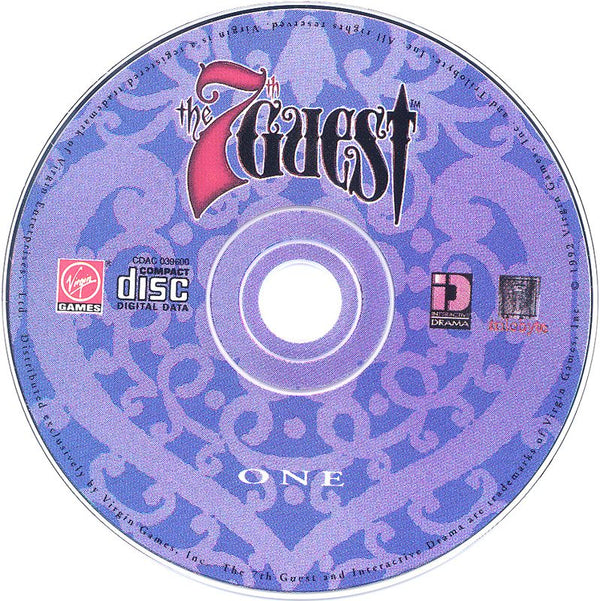 The 7th Guest 1993 Microsoft Windows PC CD MS-DOS-PC Gamez USA