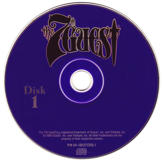The 7th Guest Disc 1-2 Microsoft Windows PC CD-PC Gamez USA