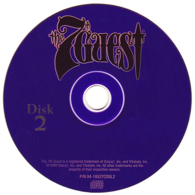 The 7th Guest Disc 1-2 Microsoft Windows PC CD-PC Gamez USA