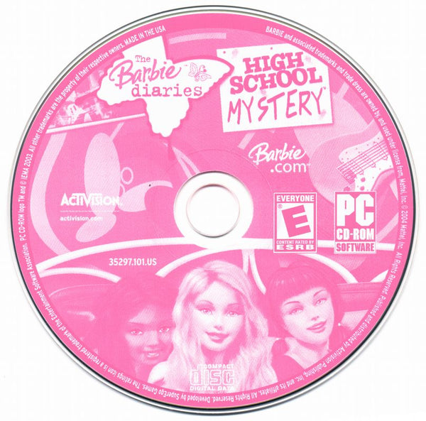 Barbie Diaries High School Mystery Microsoft Windows PC CD by PC Gamez USA