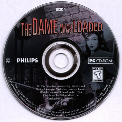 The Dame Was Loaded Disc 1-2 Microsoft Windows PC CD-PC Gamez USA