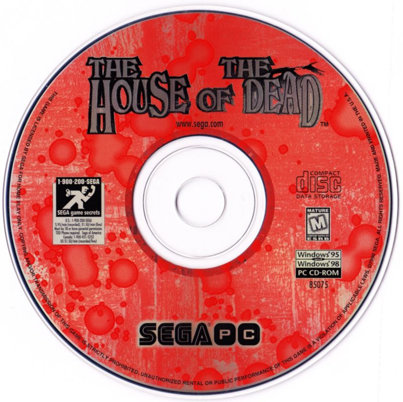 The House of the Dead Microsoft Windows PC CD-PC Gamez USA