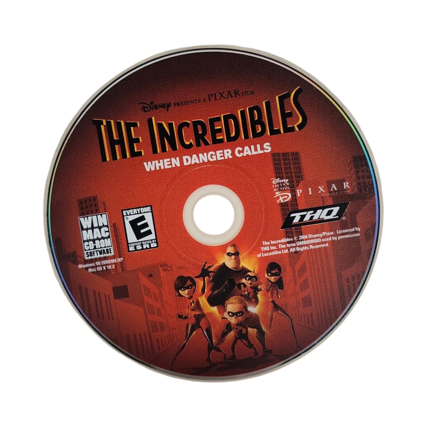 The Incredibles When Danger Calls Microsoft Windows PC CD-PC Gamez USA