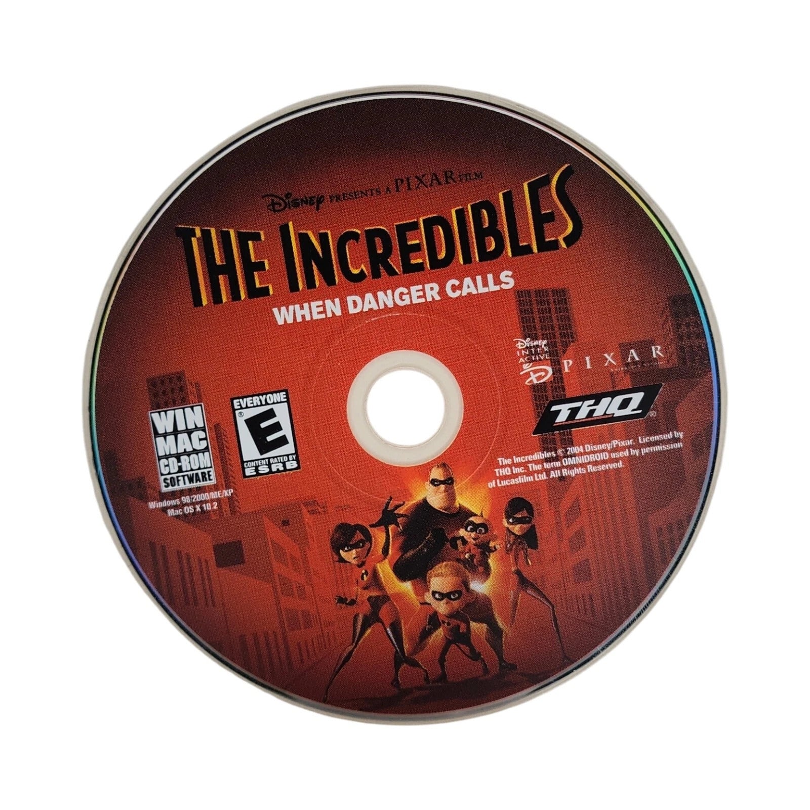 The Incredibles When Danger Calls Microsoft Windows PC CD-PC Gamez USA