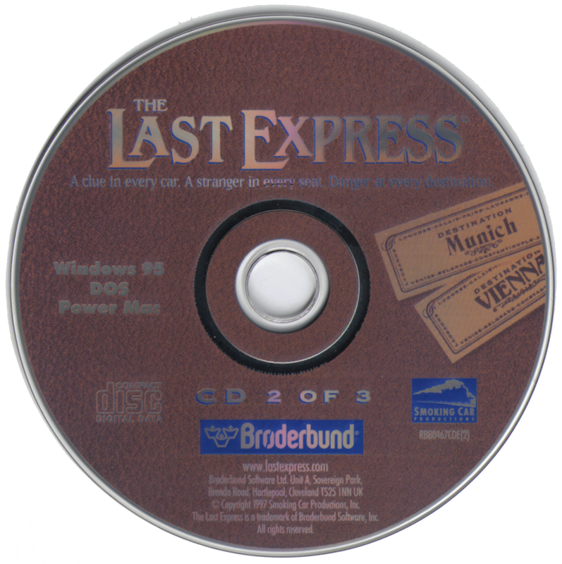 The Last Express Disc 1-3 Microsoft Windows PC CD-PC Gamez USA