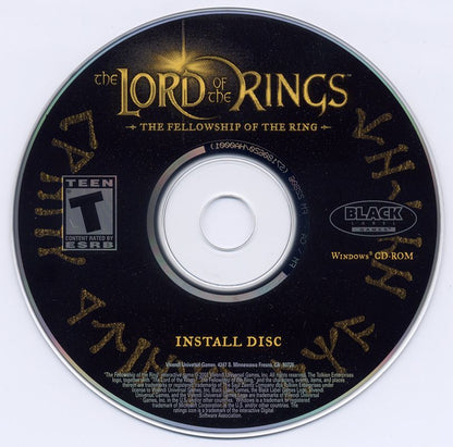 The Lord of the Rings The Fellowship of the Ring Disc 1-2 Microsoft Windows PC CD-PC Gamez USA