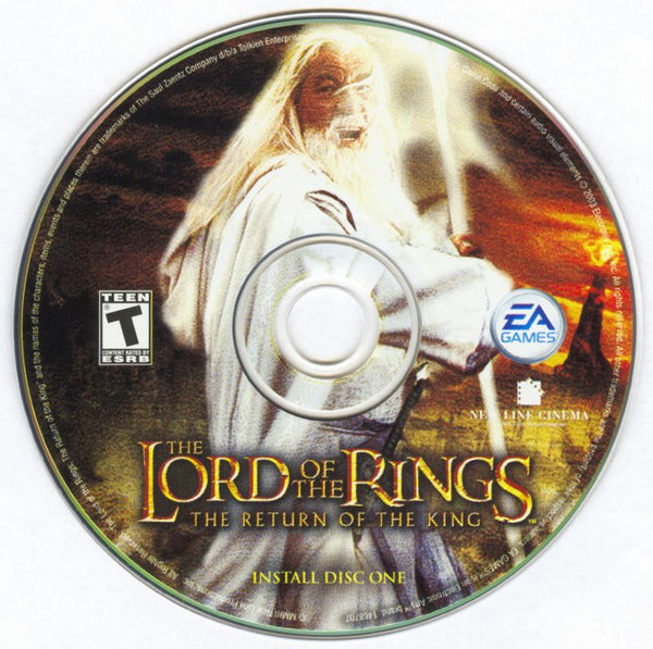 The Lord of the Rings The Return of the King Disc 1-3 Microsoft Windows PC CD-PC Gamez USA