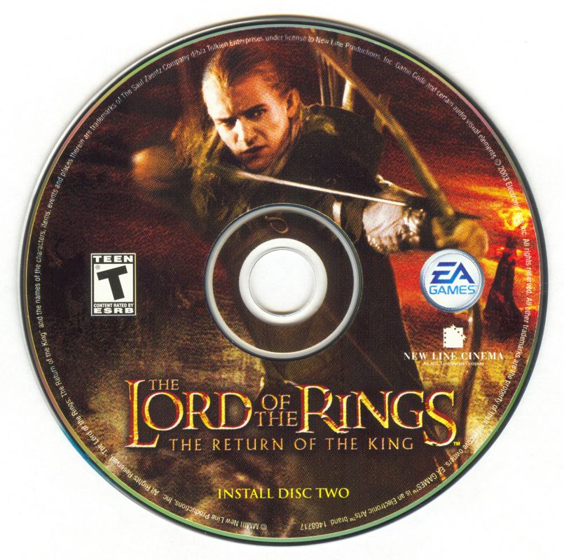 The Lord of the Rings The Return of the King Disc 1-3 Microsoft Windows PC CD-PC Gamez USA