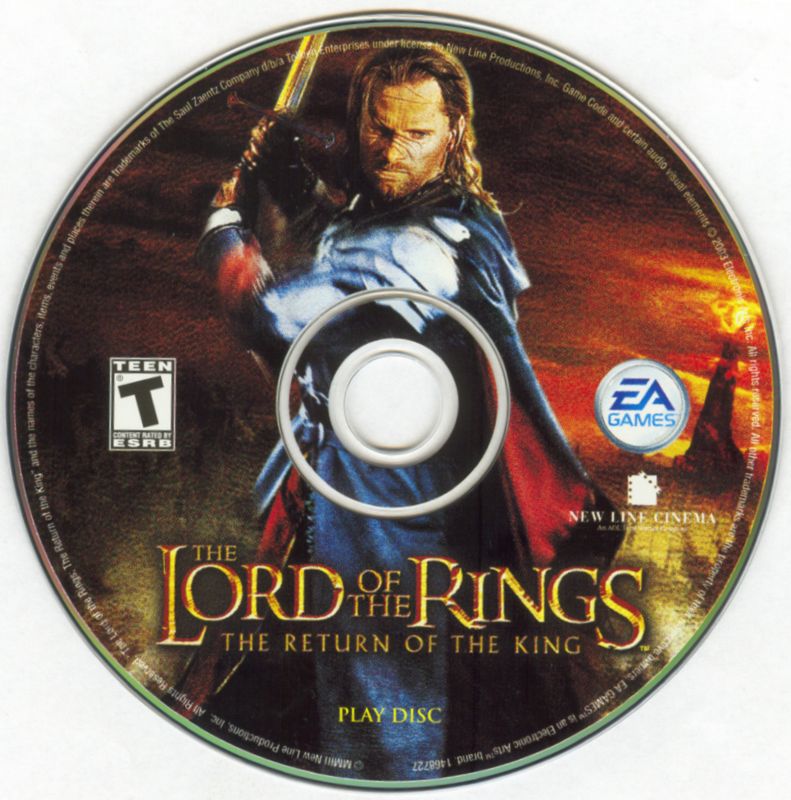 The Lord of the Rings The Return of the King Disc 1-3 Microsoft Windows PC CD-PC Gamez USA