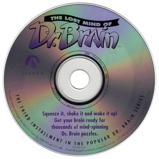 The Lost Mind of Dr. Brain Microsoft Windows PC CD-PC Gamez USA