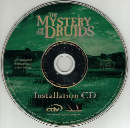 The Mystery of the Druids Disc 1-3 Microsoft Windows PC CD-PC Gamez USA
