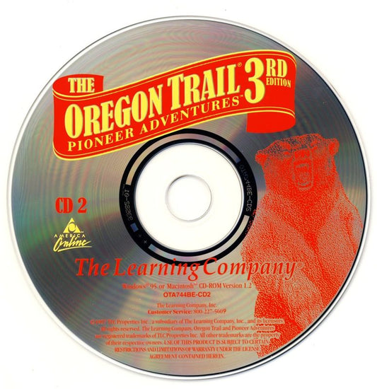 The Oregon Trail 3rd Edition Disc 1-3 Microsoft Windows PC CD-PC Gamez USA