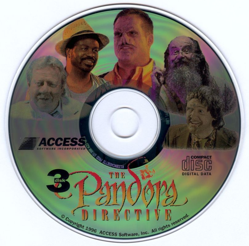 The Pandora Directive Disc 1-6 Microsoft Windows PC CD-PC Gamez USA
