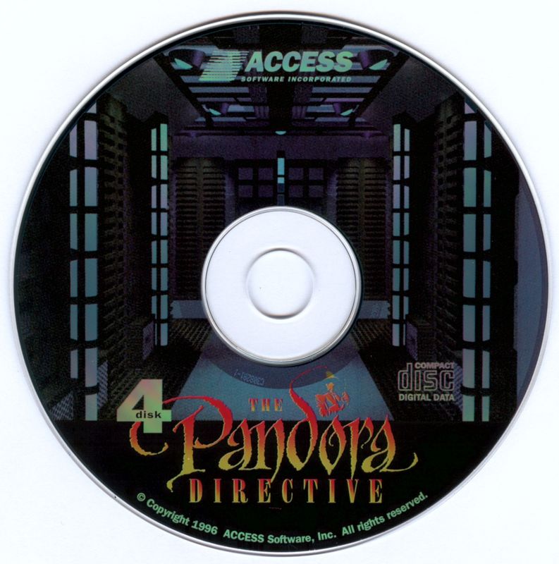 The Pandora Directive Disc 1-6 Microsoft Windows PC CD-PC Gamez USA