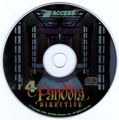 The Pandora Directive Disc 1-6 Microsoft Windows PC CD-PC Gamez USA
