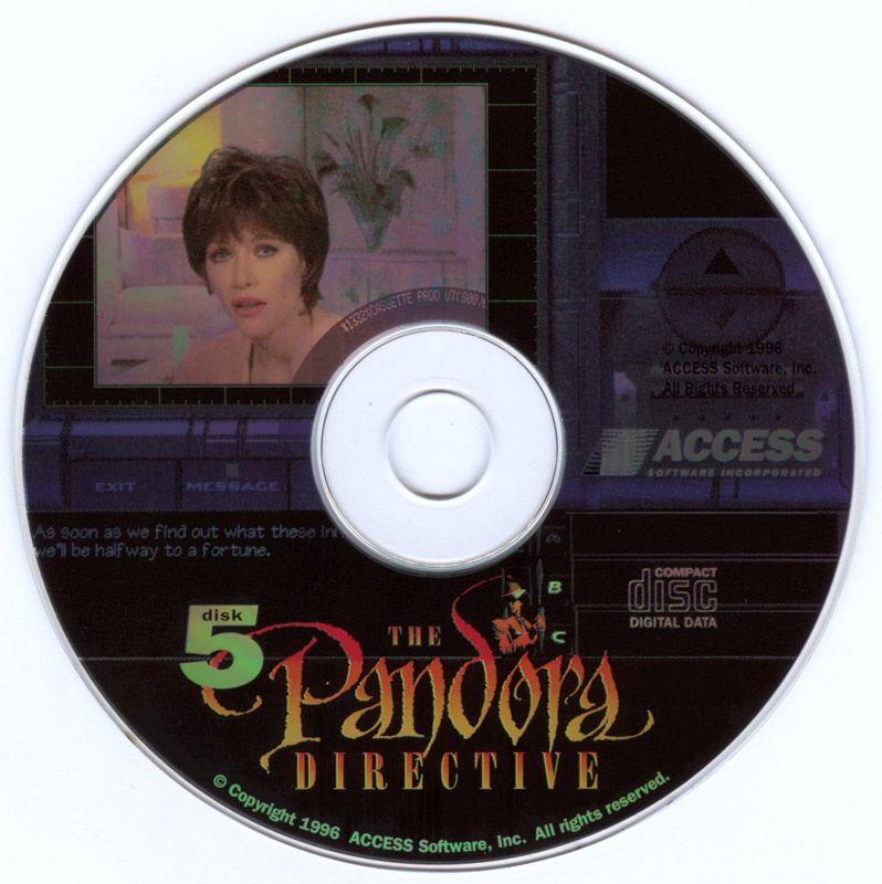 The Pandora Directive Disc 1-6 Microsoft Windows PC CD-PC Gamez USA