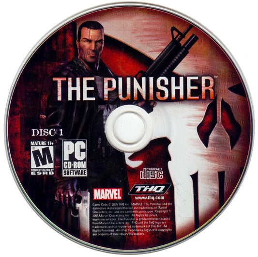 The Punisher Marvel Disc 1-3 Microsoft Windows PC CD-PC Gamez USA