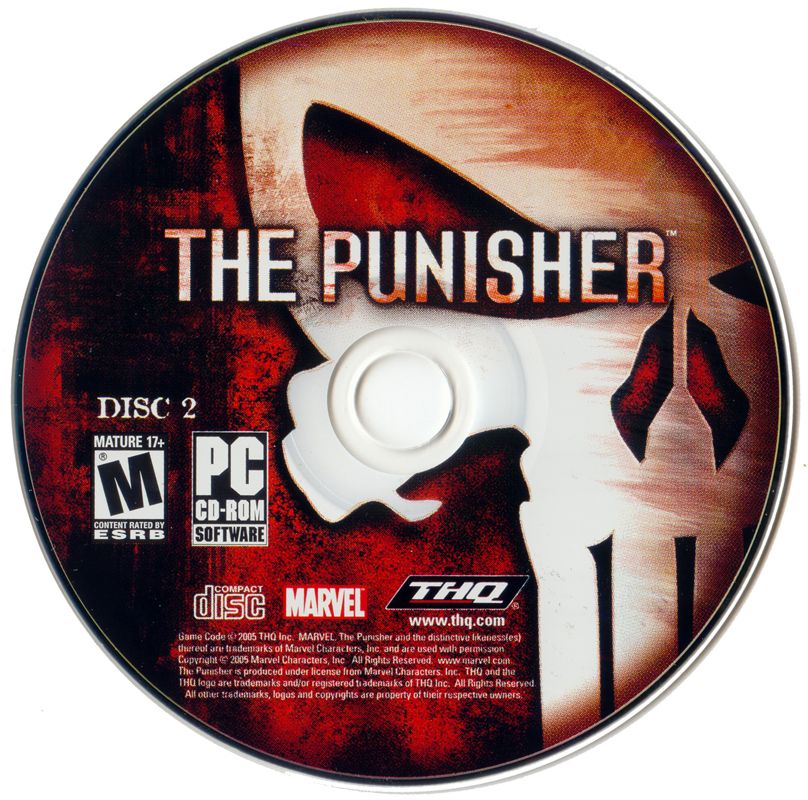 The Punisher Marvel Disc 1-3 Microsoft Windows PC CD-PC Gamez USA