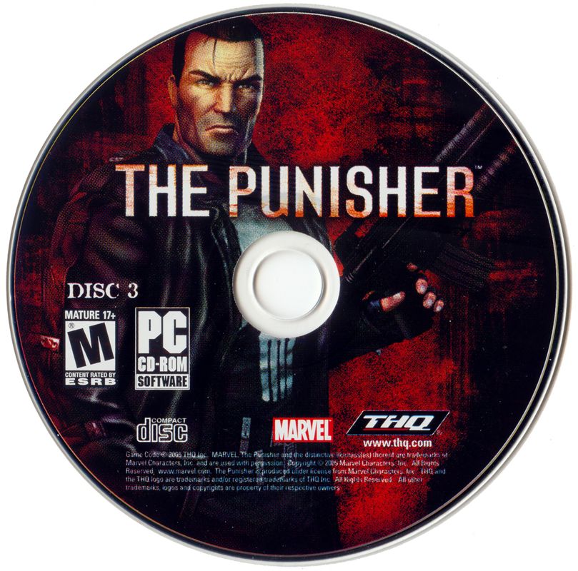 The Punisher Marvel Disc 1-3 Microsoft Windows PC CD-PC Gamez USA