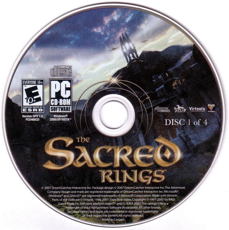 The Sacred Rings PC CD Game by PC Gamez USA