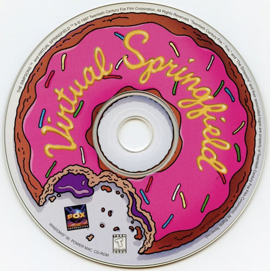 The Simpsons Virtual Springfield Microsoft Windows PC CD-PC Gamez USA