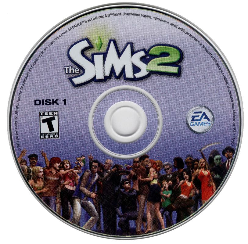 The Sims 2 Disc 1-4 Microsoft Windows PC CD-PC Gamez USA