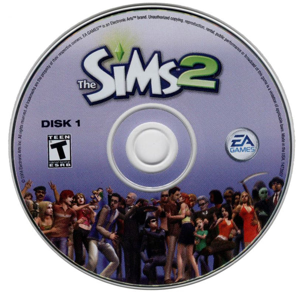 The Sims 2 Disc 1-4 Microsoft Windows PC CD-PC Gamez USA