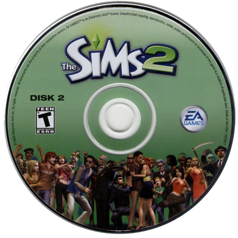 The Sims 2 Disc 1-4 Microsoft Windows PC CD-PC Gamez USA