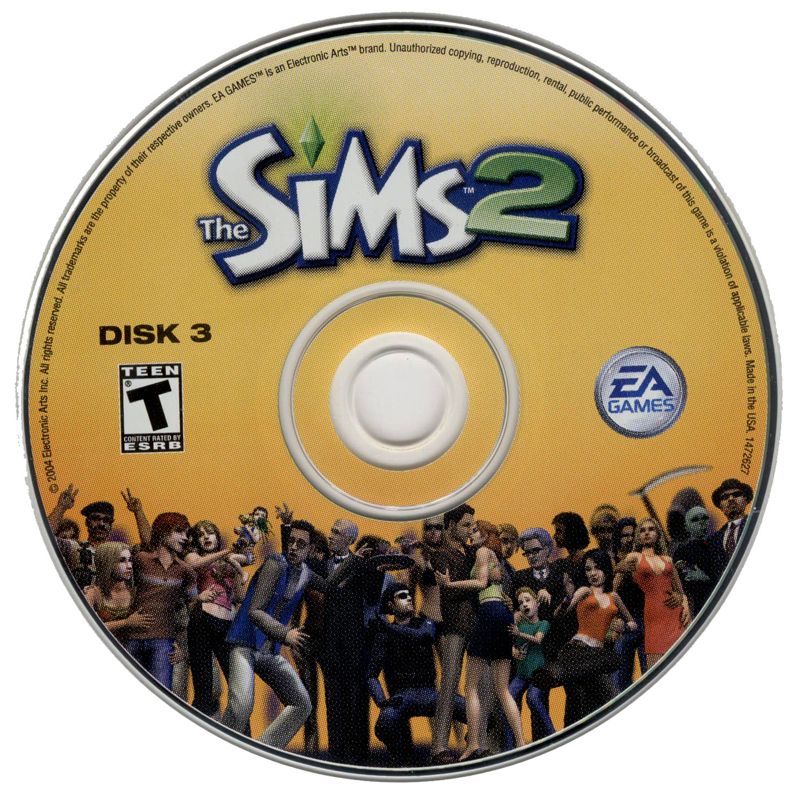The Sims 2 Disc 1-4 Microsoft Windows PC CD-PC Gamez USA