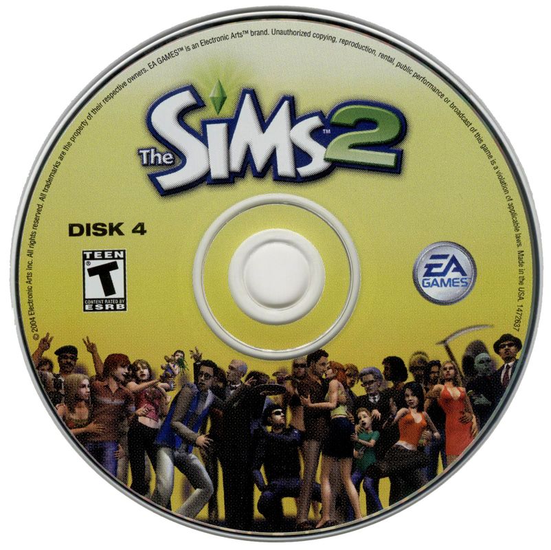The Sims 2 Disc 1-4 Microsoft Windows PC CD-PC Gamez USA