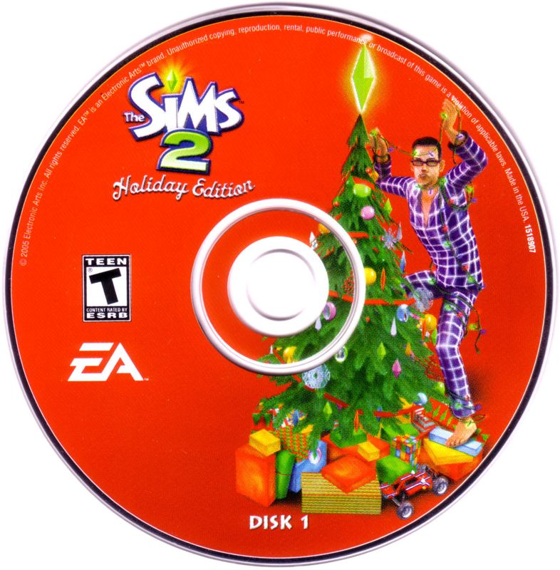 The Sims 2 Holiday Edition Disc 1-4 Microsoft Windows PC CD-PC Gamez USA