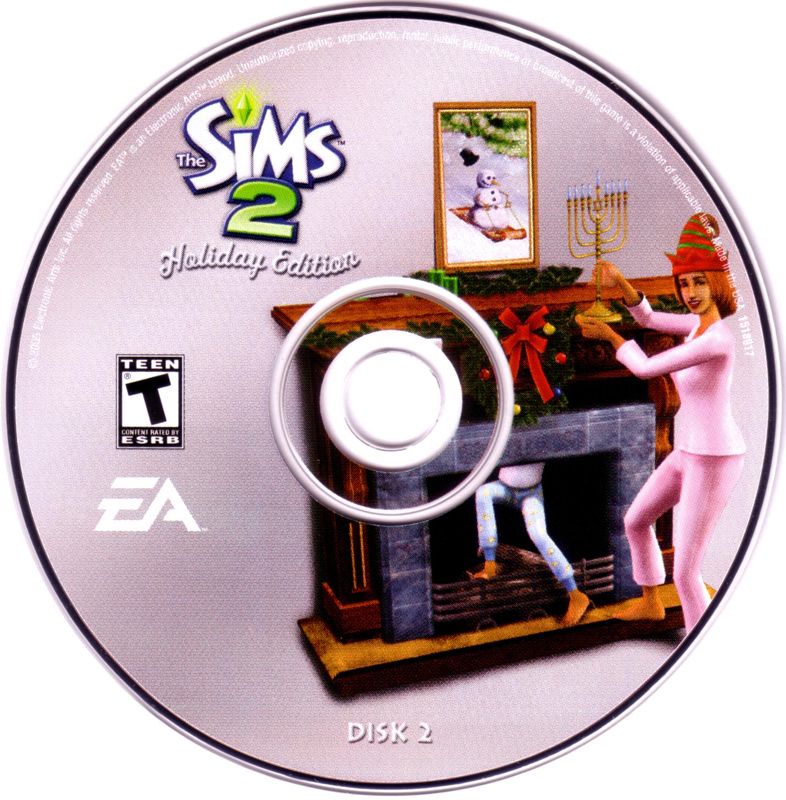 The Sims 2 Holiday Edition Disc 1-4 Microsoft Windows PC CD-PC Gamez USA