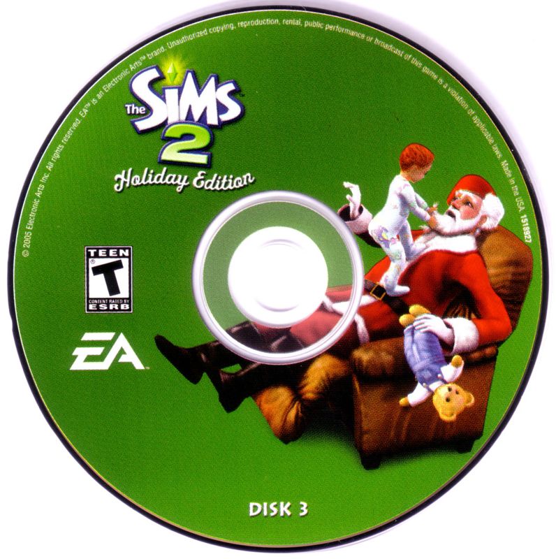 The Sims 2 Holiday Edition Disc 1-4 Microsoft Windows PC CD-PC Gamez USA