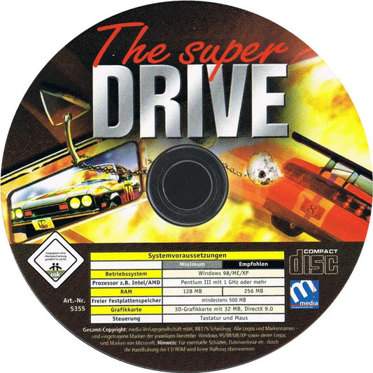 The Super Drive Microsoft Windows PC CD-PC Gamez USA